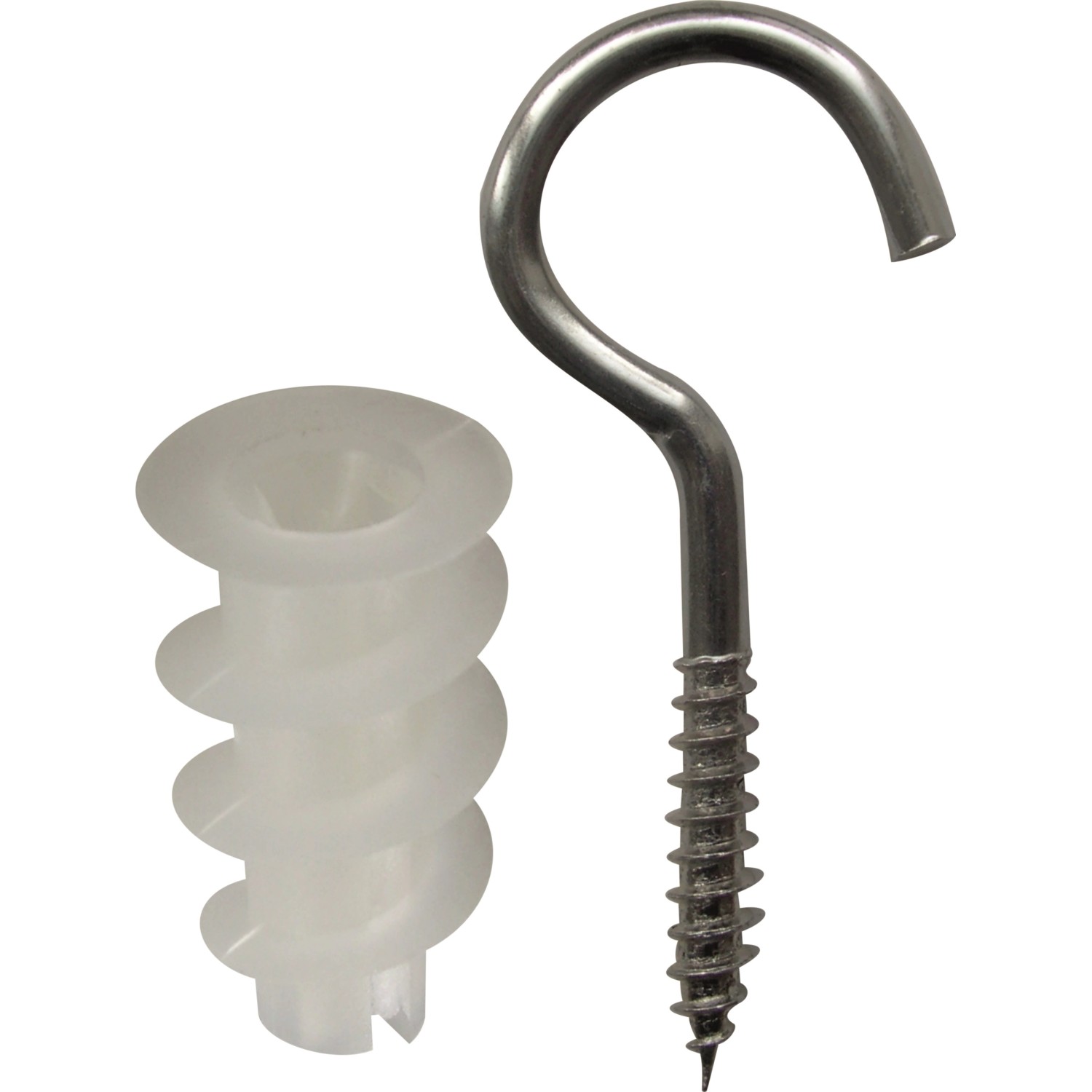 D.I.P. Hmoždinka do sádrokartonu s hákem, plast, 5 ks