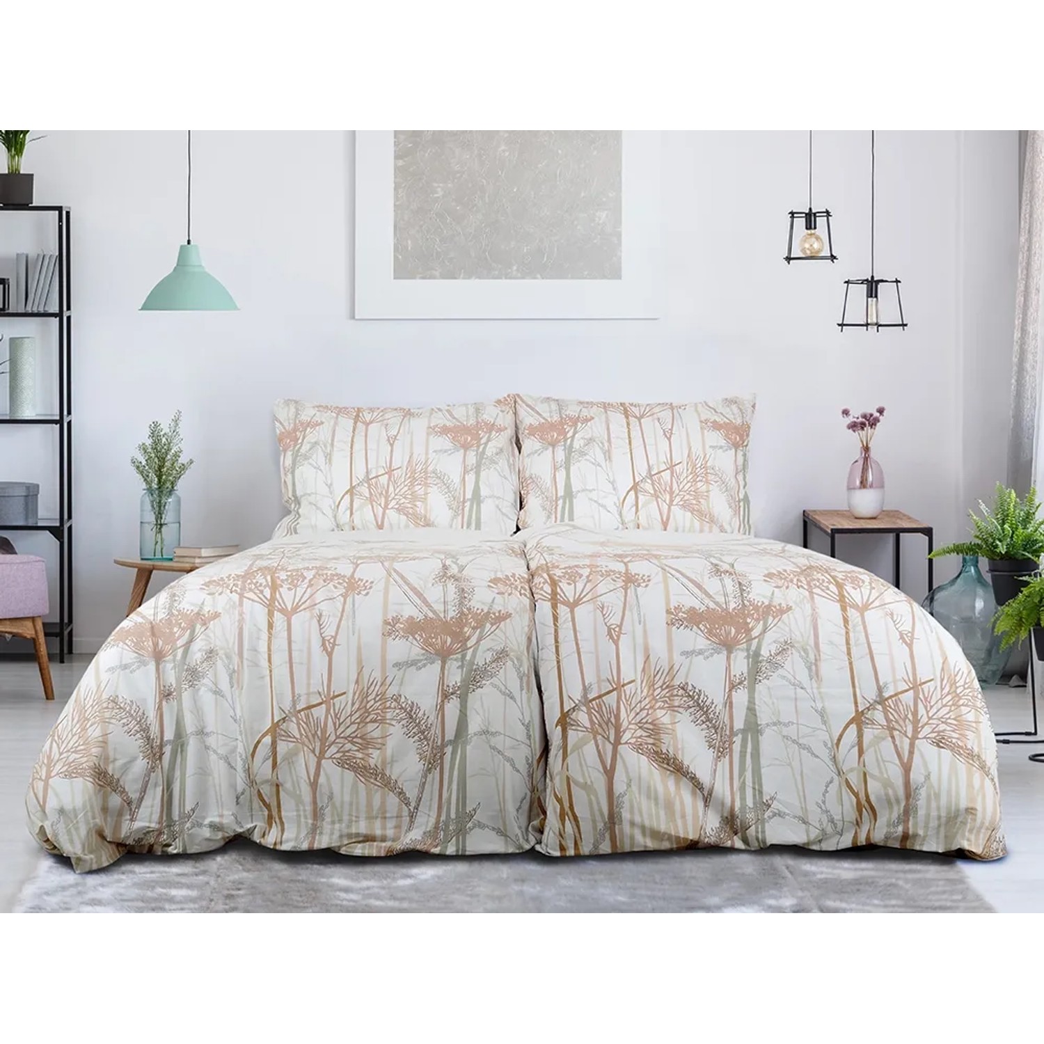 B.E.S. Bavlněné krepové povlečení TOP CLASS Caraway 140 x 200/70 x 90 cm