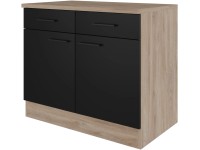 Flex-Well Kuchyňská skříňka Capri spodní, zásuvky + dvířka, 100 x 85 x 57,1 cm