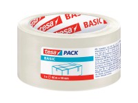 tesa Balicí páska Basic, transparentní, 66 m x 50 mm
