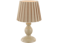 GLOBO Stolní svítidlo METALIC 21690 béžové, pr. 170 mm