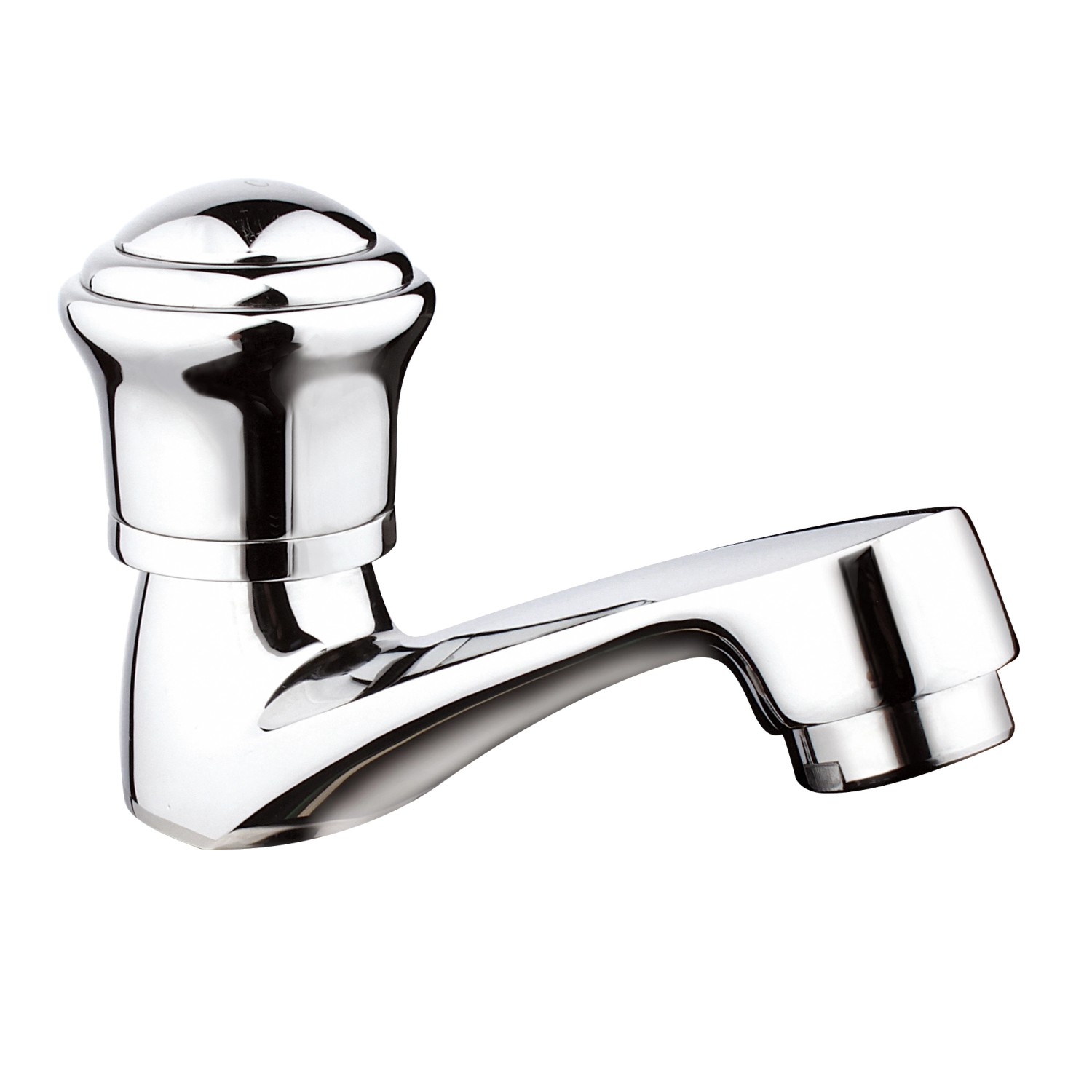 OBI Stojánkový tlačný ventil na studenou vodu Alento chromovaný