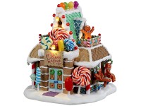Lemax Vánoční dekorace The Lollipop Shop 19 x 17,3 x 16,8 cm