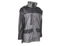 NINE WORTHS Bunda parka do deště MORAY šedá/černá, vel. 3XL