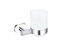 Držák na zubní kartáčky Yukon, bílo-chromový