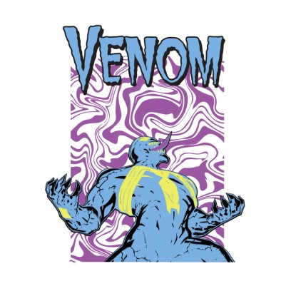 Komar Plakát Marvel Venom Colourful Scream 50 x 70 cm
