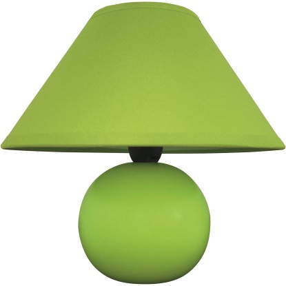 Rabalux Stolní lampa Ariel, matná zelená, pr. 20 x 19 cm