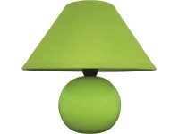 Rabalux Stolní lampa Ariel, matná zelená, pr. 20 x 19 cm