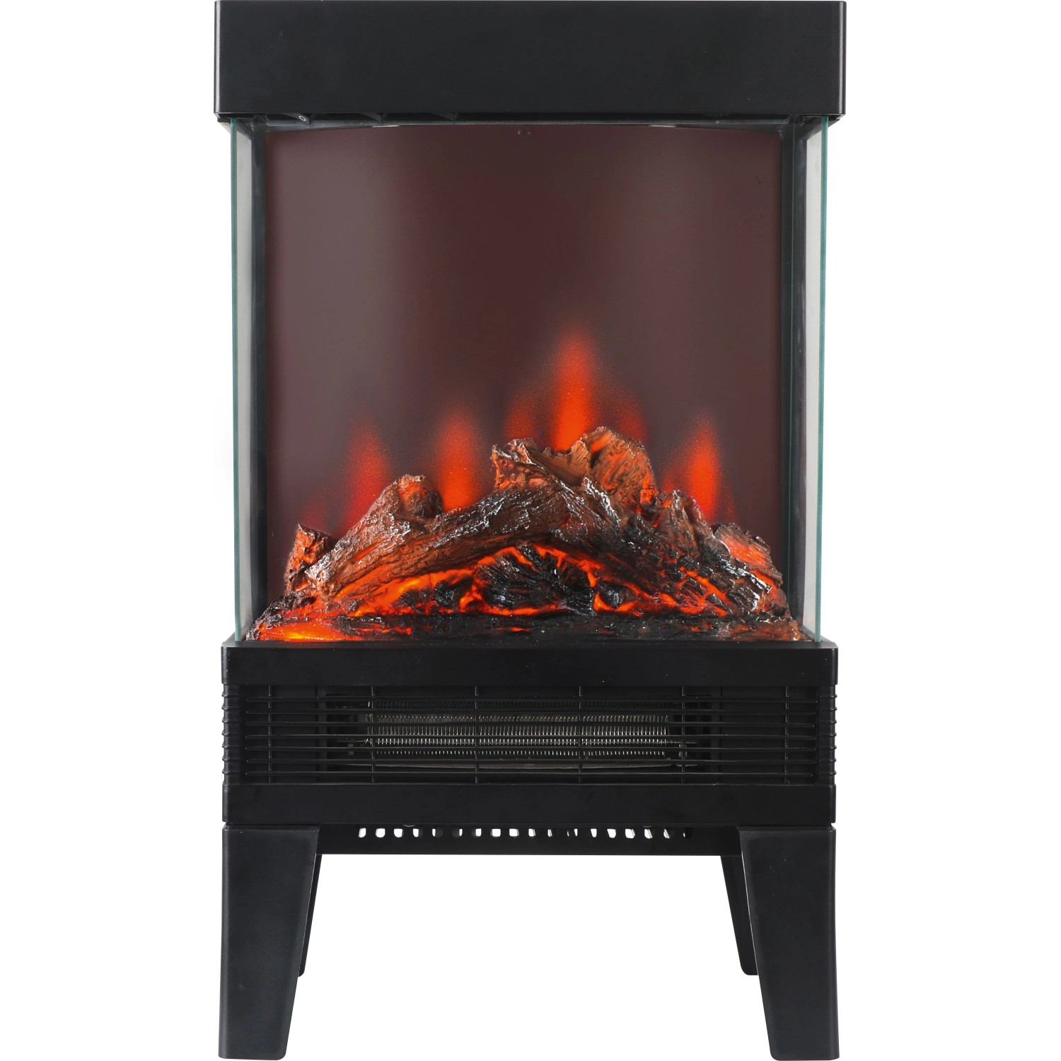 Elektrický krb Booley Glow 163780, 2000W, černá, 31 × 18 × 52,8 cm