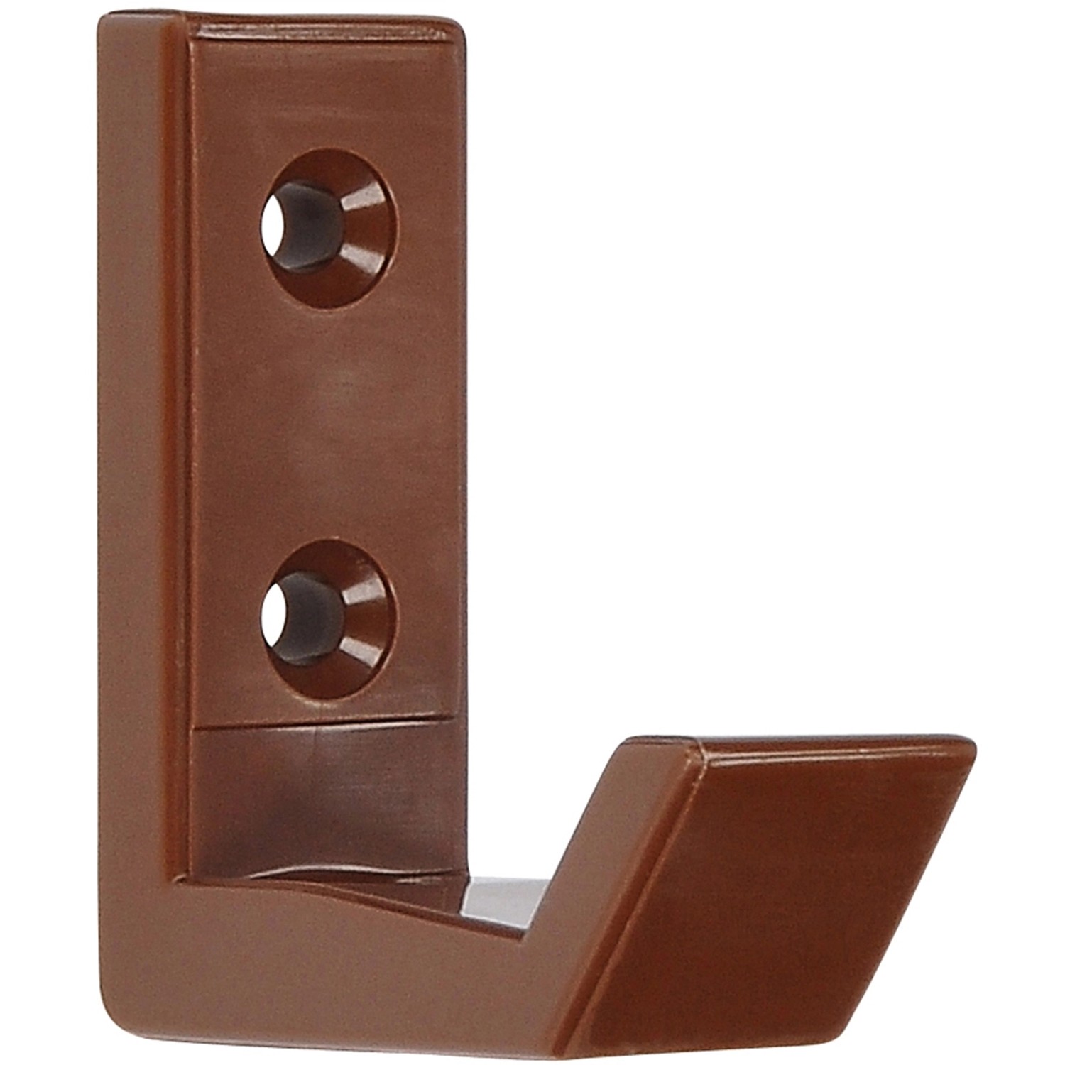 Siro Háček H007 plastový hnědý vzdálenost otvorů 19,5 mm