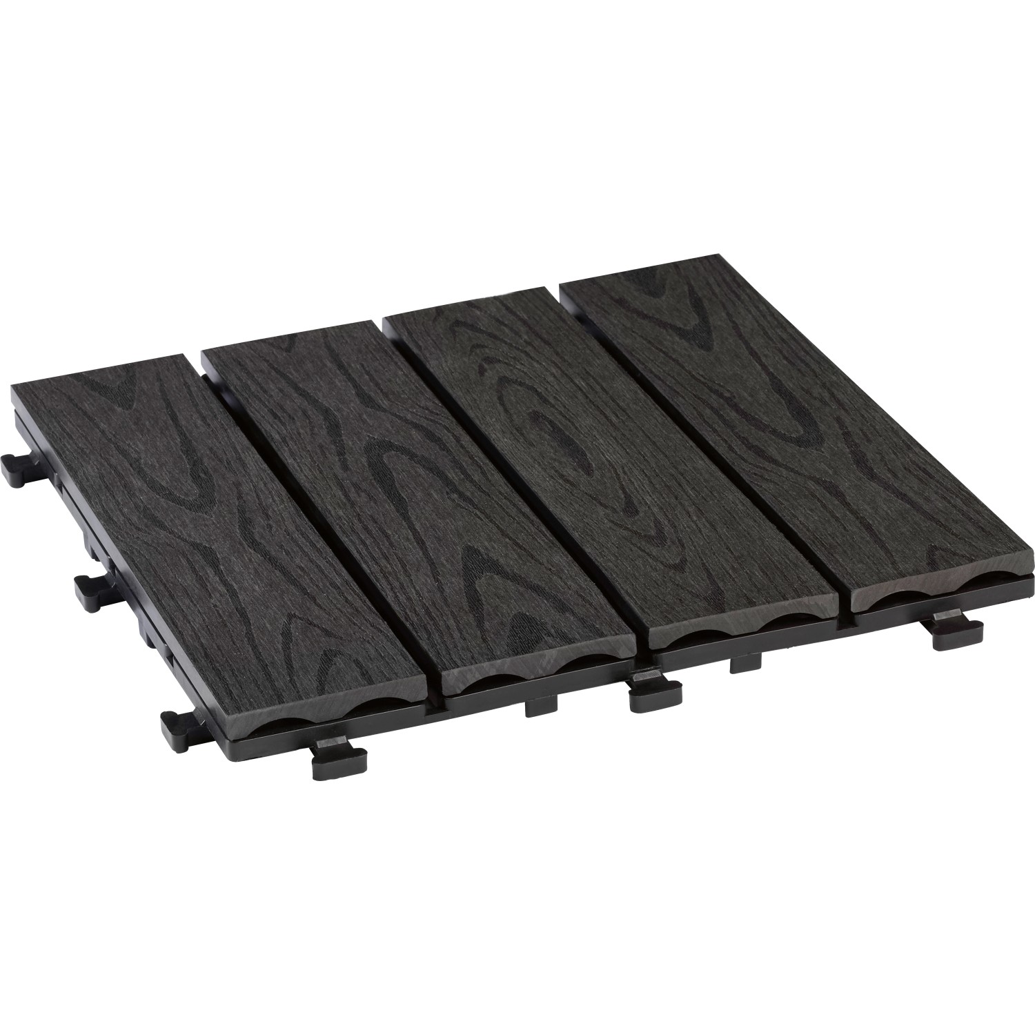 OBI WPC dlaždice s CLICK systémem antracitová 30 x 30 x 2,4 cm, 6 ks
