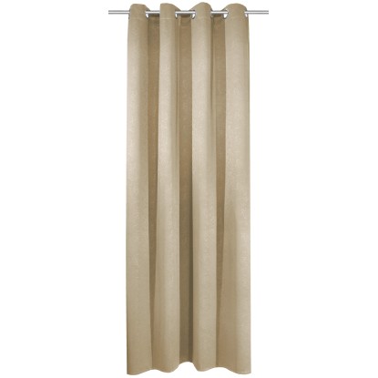 Blackout Závěs s poutky Leather, Champ, 245 x 135 cm