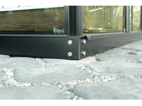 Vitavia Ocelový základ 3800 6 cm černý