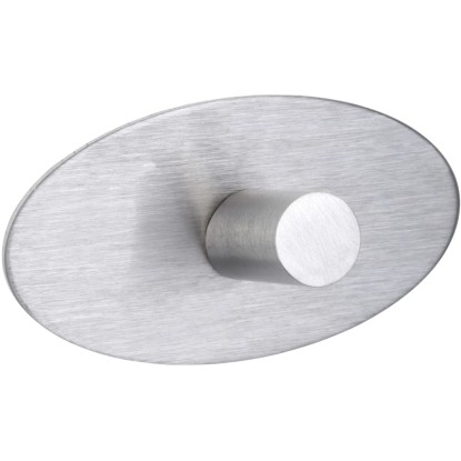 Wenko Nástěnný háček Strip-it Piceno nerezový matný, 2 ks