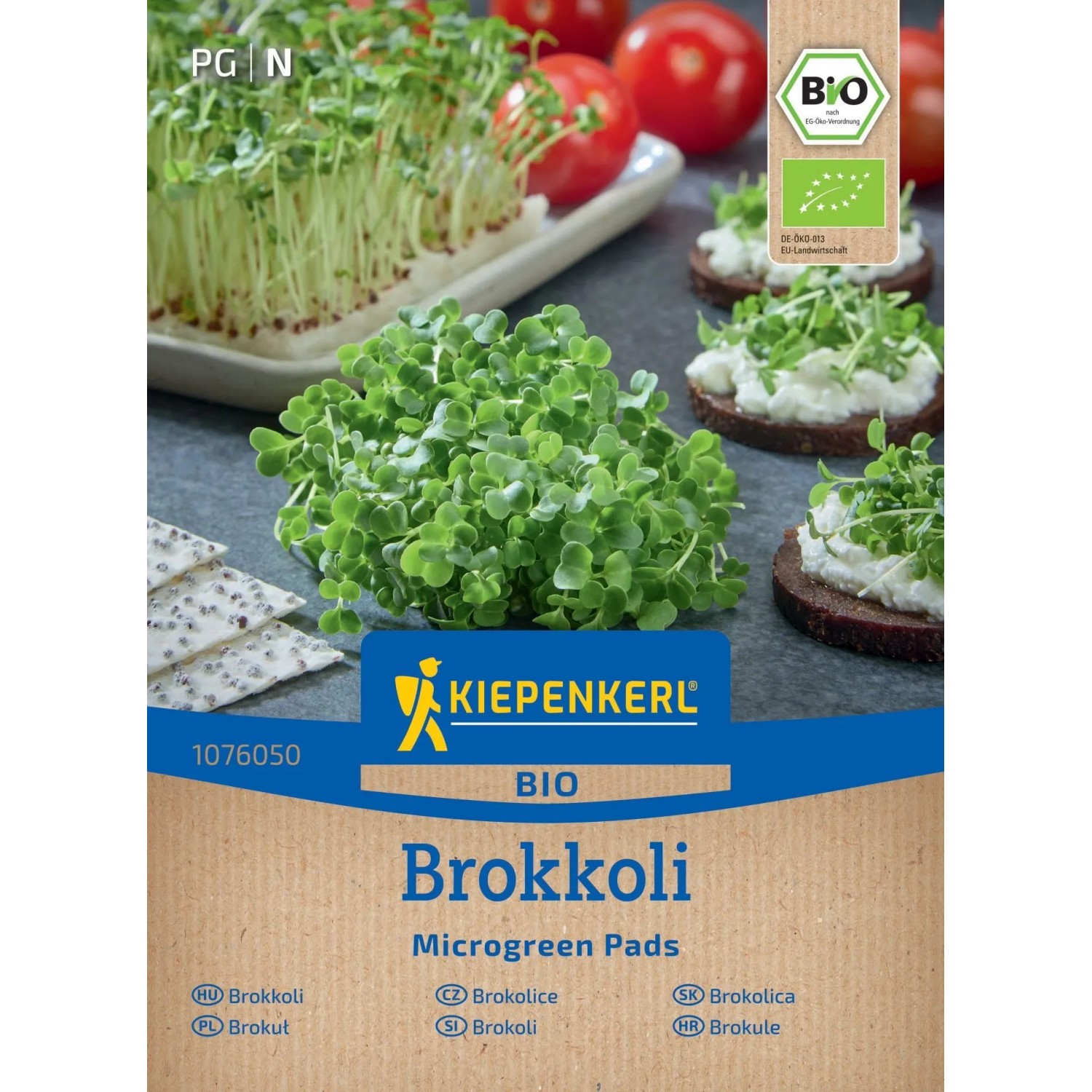 KIEPENKERL BIO Microgreen Pads Brokolice (Brassica rapa cymosa) 3 ks