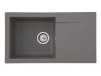 Respekta Kuchyňský dřez Mineralite Denver betonově šedý 78 x 43,5 cm Respekta Kuchyňský dřez Mineralite Denver betonově šedý 78 x 43,5 cm