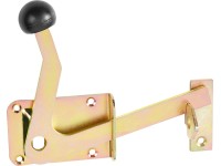 Západka pro zahradní branku, žlutě pozinkovaná, 170 mm x 60 mm