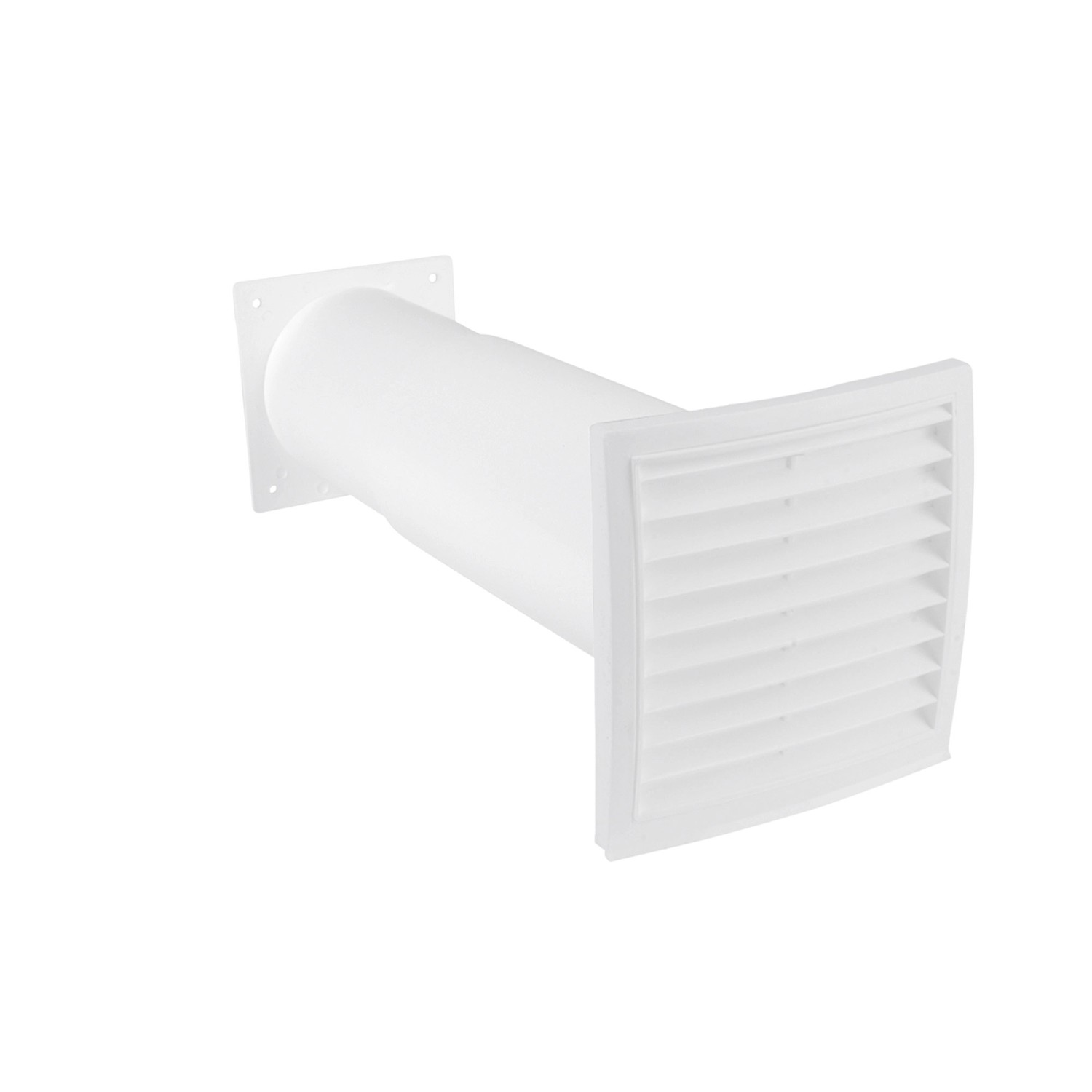 OBI Teleskopická větrací skříňka do zdi kulaté potrubí systém 125