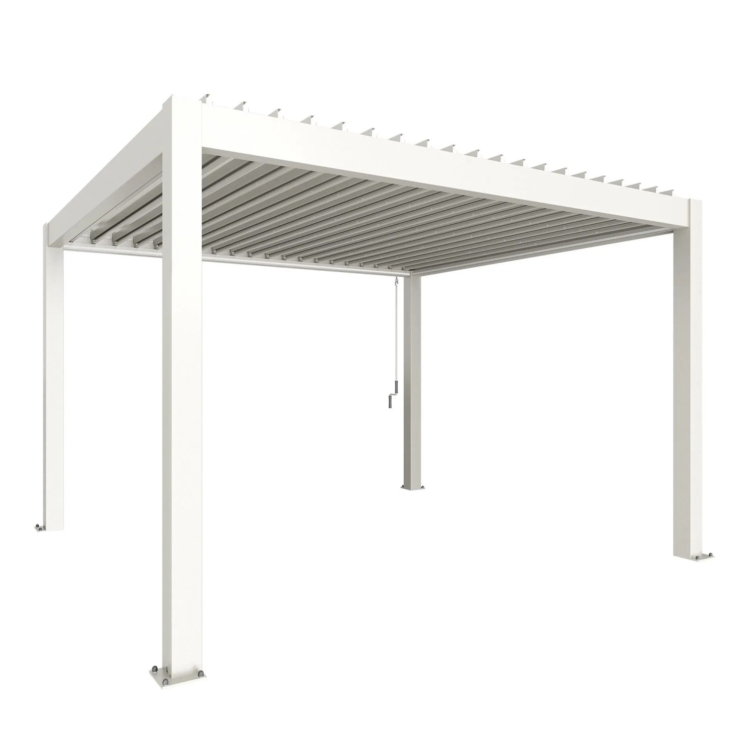 Biohort Pergola 4 x 3,5 bílá 404,5 x 367,5 cm