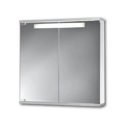 Jokey LED Zrcadlová skříňka Cento 60 LS barva hliníku, 65 x 60 x 14 cm
