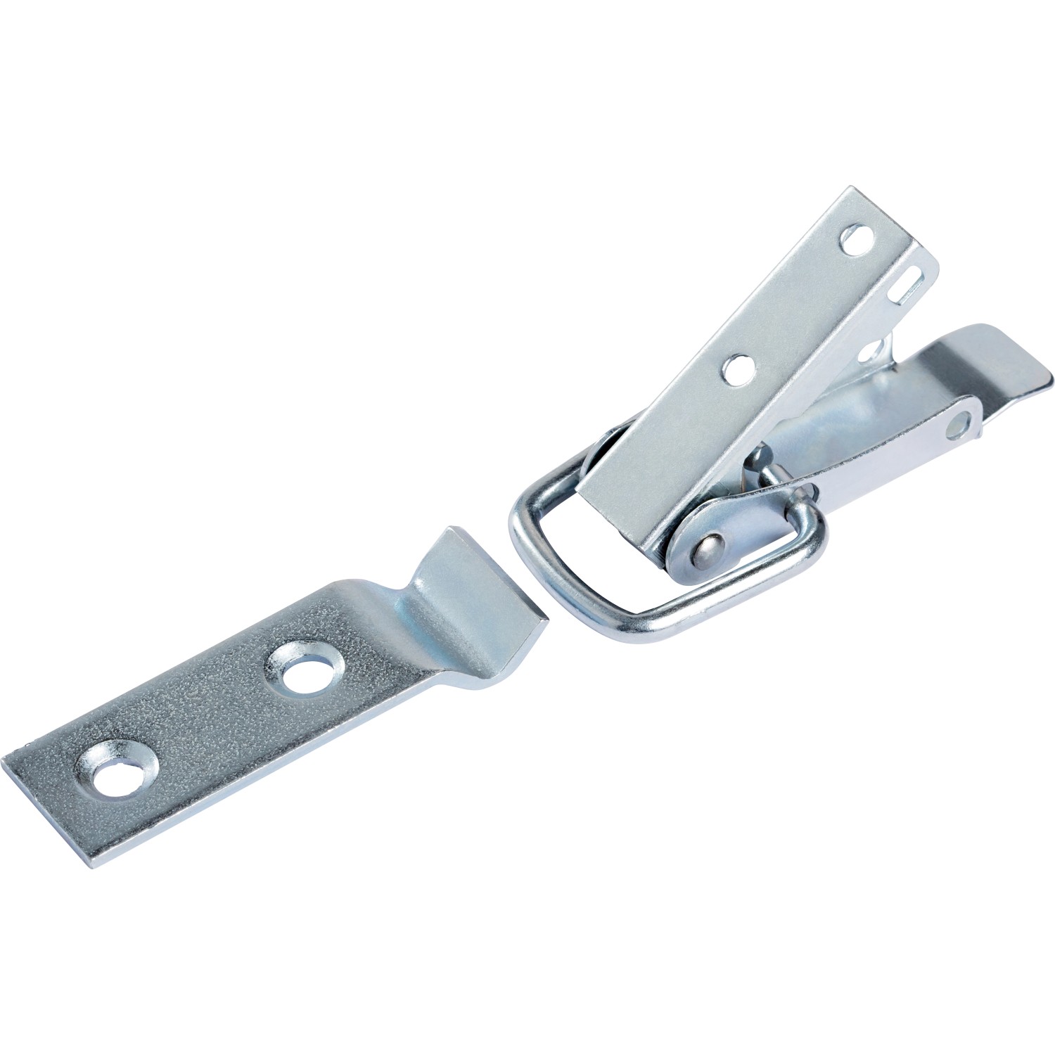 Uzávěr bedny s háčkem, pozinkovaný, 75 mm x 18 mm