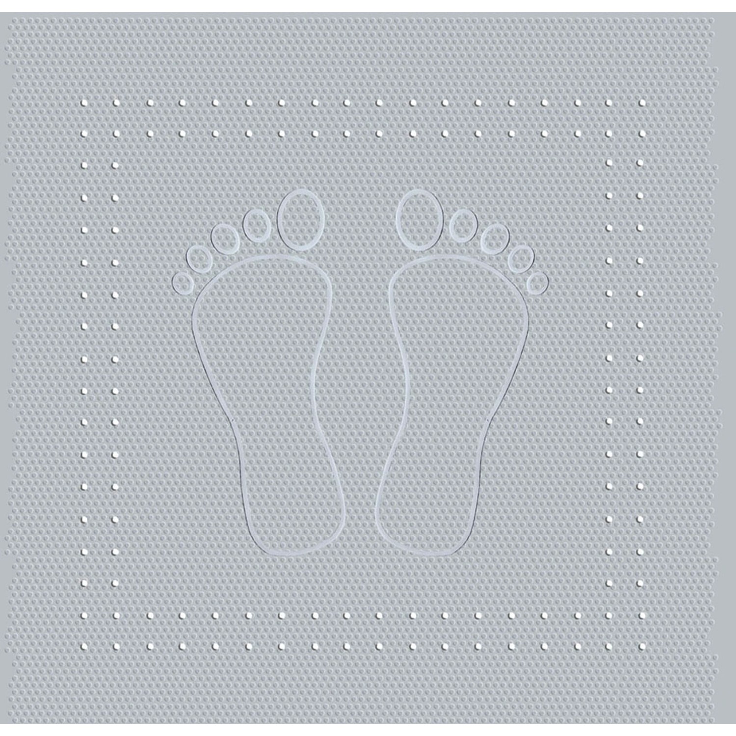 Kleine Wolke Foot protiskluzová podložka do vany šedá 36x72 cm 4 388 189 005