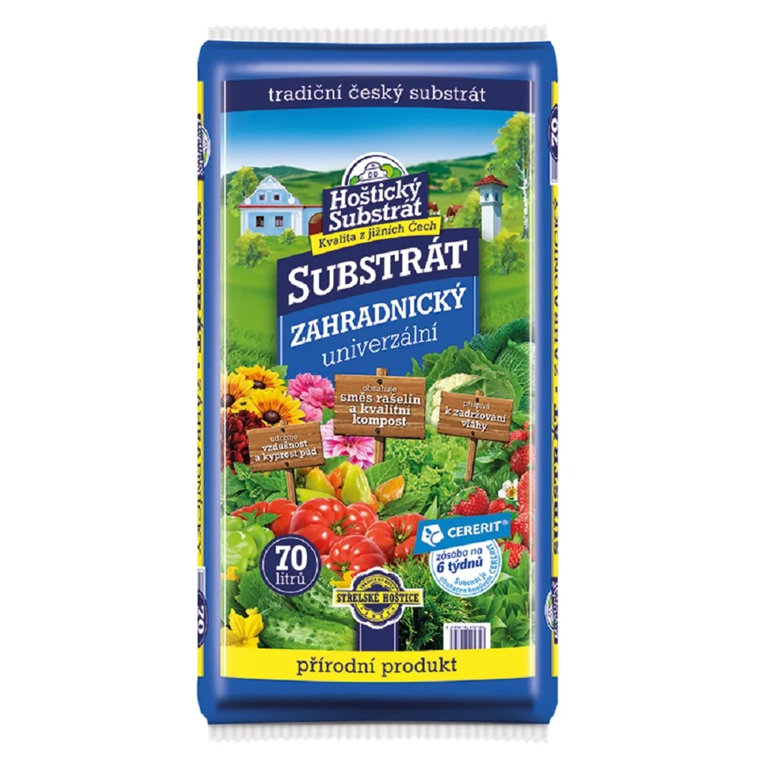 Hoštický Substrát univerzální zahradnický 70 l