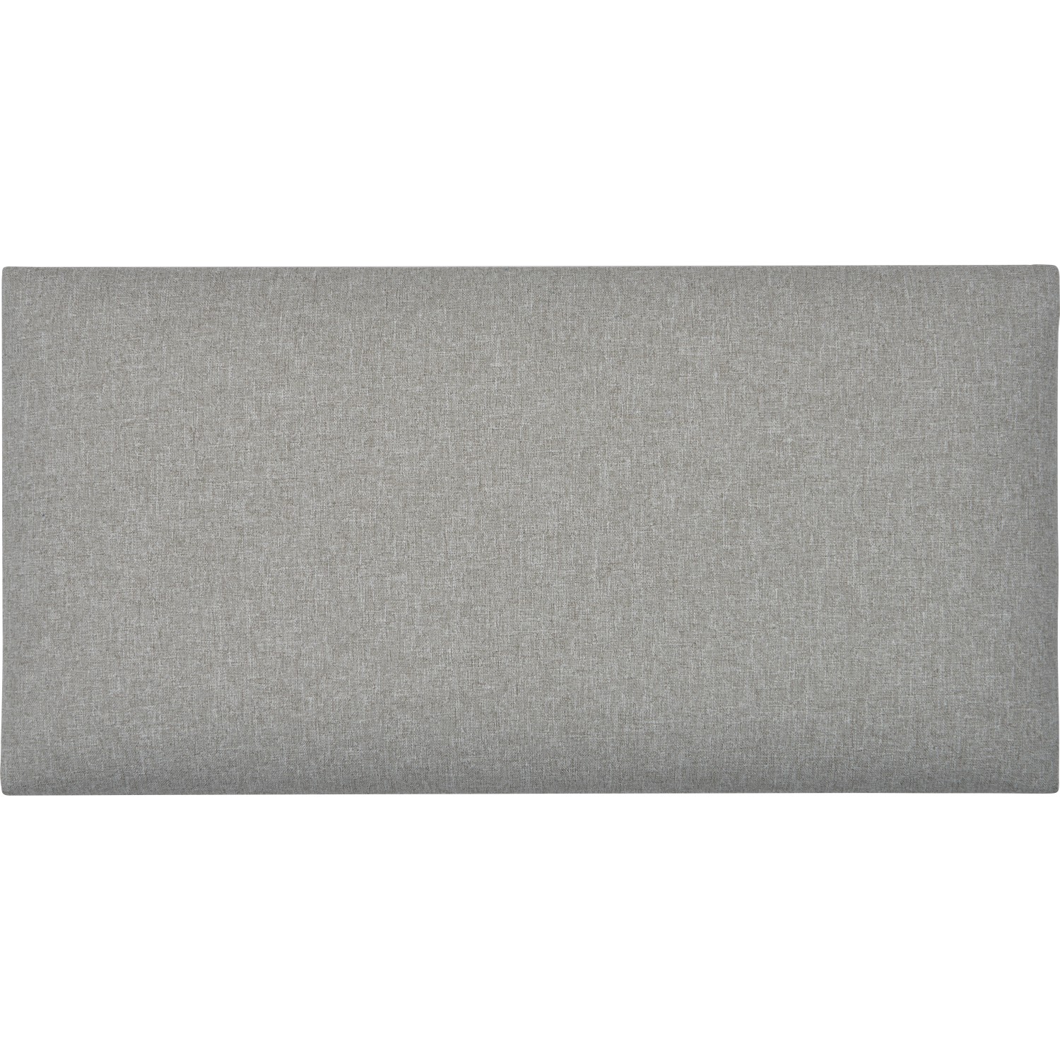 Nástěnný polstr obdélník 60 cm x 30 cm světle šedý strukturovaný