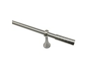 Gardinia Kompletní stylová souprava Belamy 25 mm vzhled nerezové oceli 160 cm