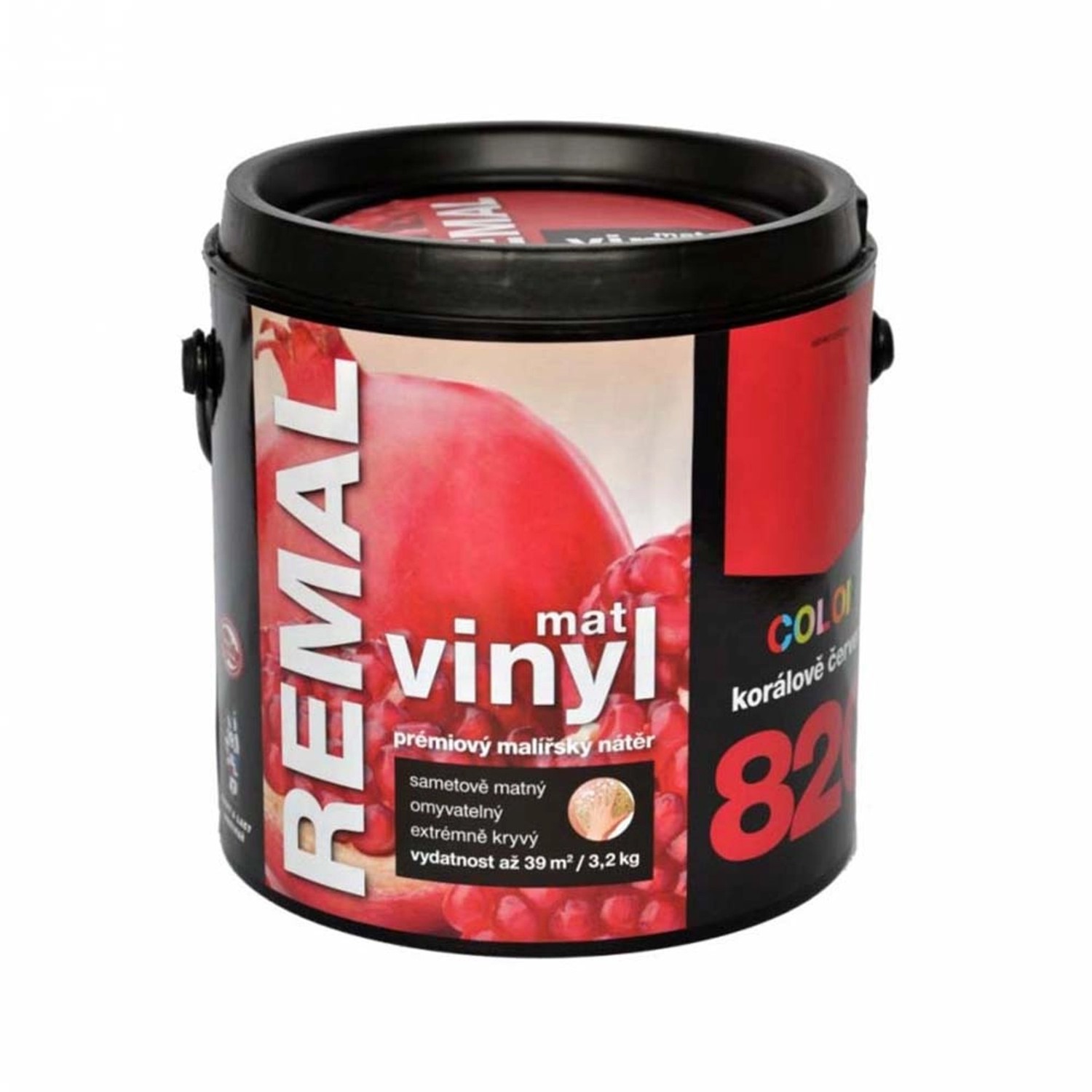 Remal Vinyl Color mat korálově červená 3,2kg