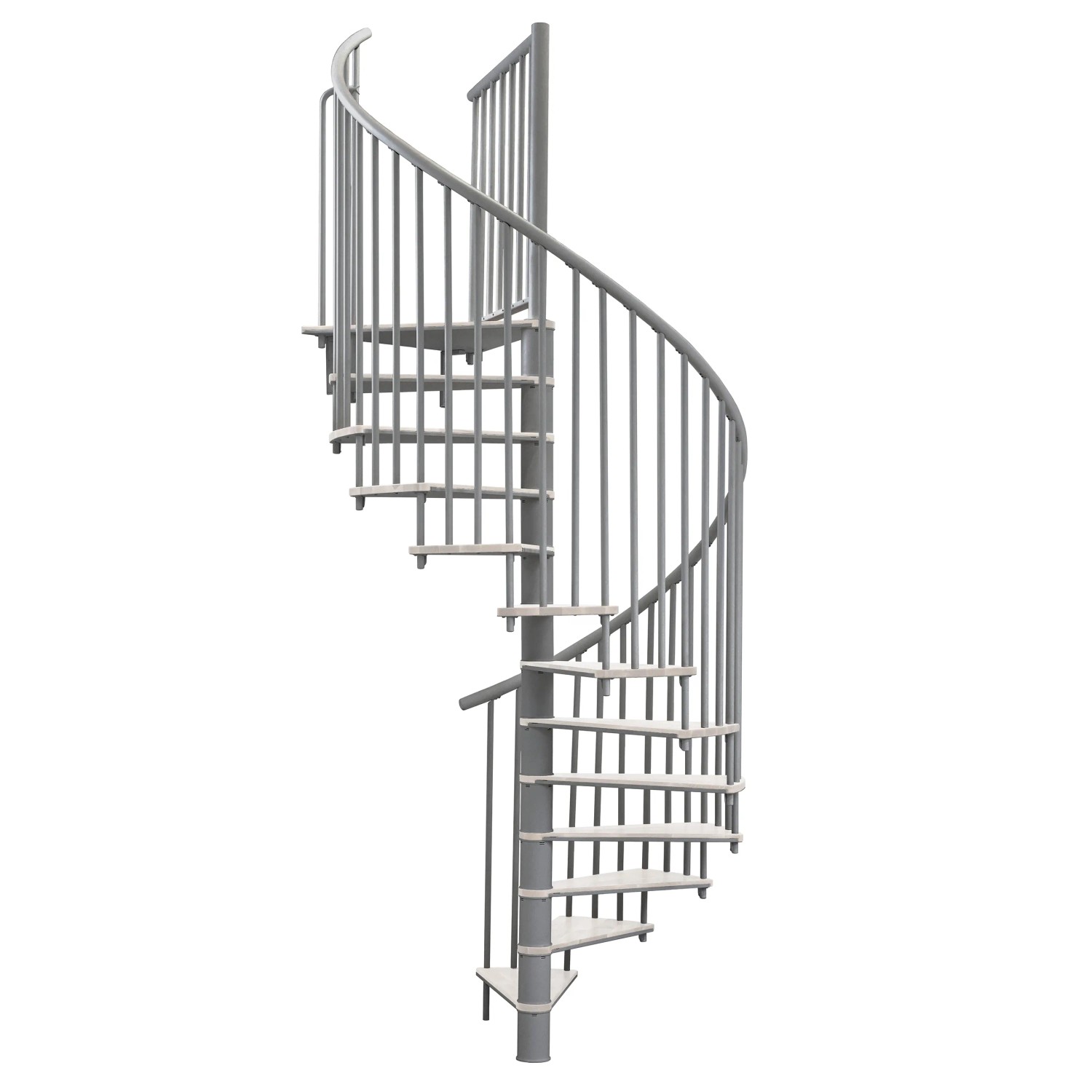 Minka STAIRS Kombinované točité schodiště Switch bílá/šedá pr. 160 cm