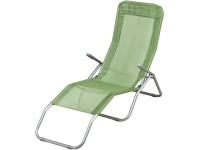 DESIGNlink Skládací zahradní lehátko zelené 157,5 x 49,5 cm
