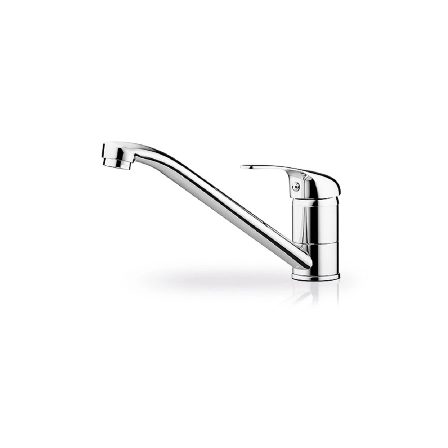 Pyramis Granitová stojánková dřezová baterie Asalia, chrom