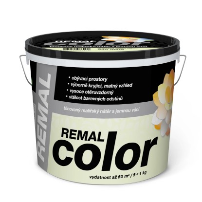 REMAL Color Tónovaný malířský nátěr s jemnou vůní, 530 Máta, 5 + 1 kg