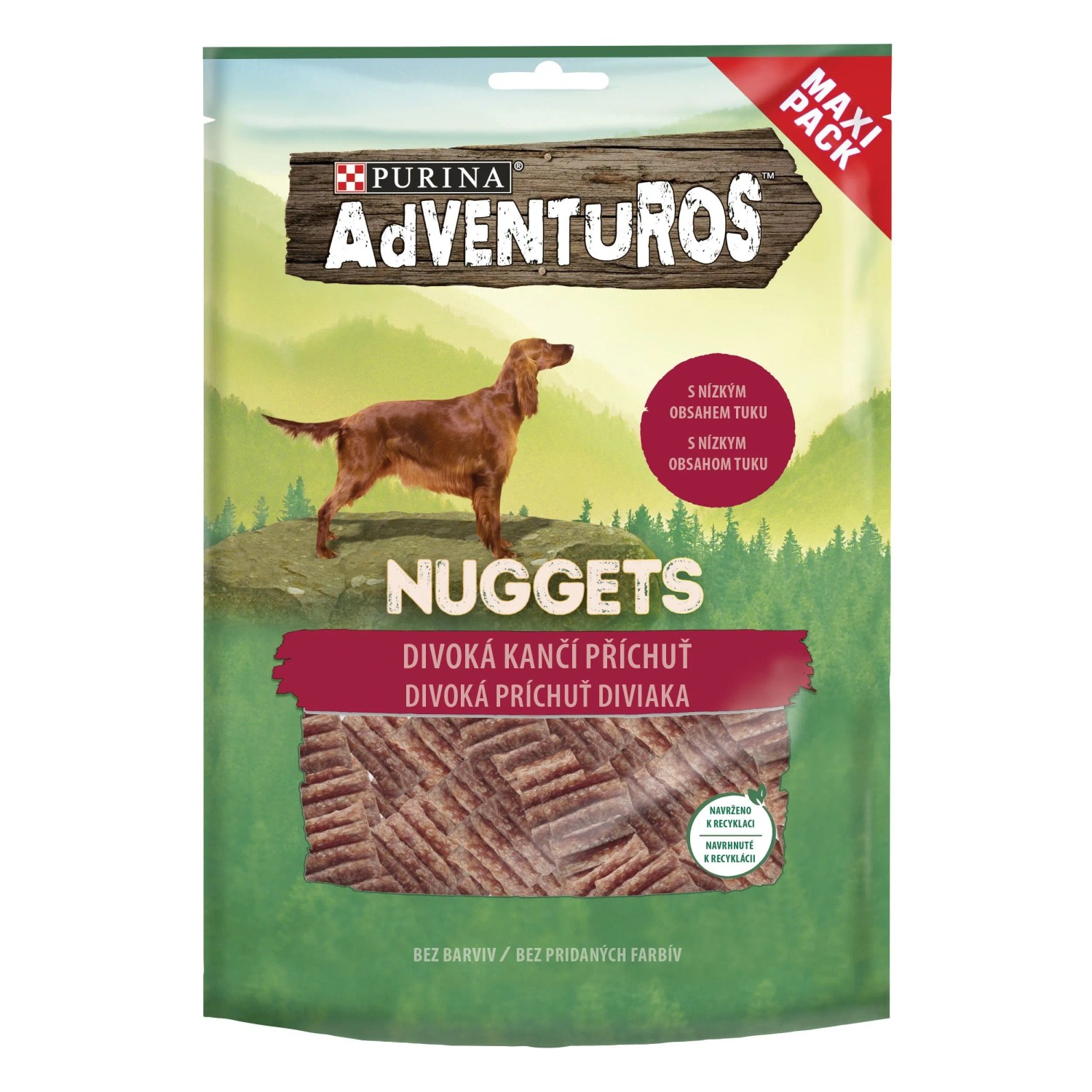 PURINA Adventuros Nuggets pamlsky pro psy kančí 300 g