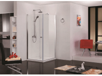 Sanotechnik Sprchový kout bez vaničky Elegance N1580, chrom, 80 x 80 x 195 cm