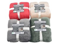 Deka Sherpa flanell, různé barvy, 1 ks, 150 x 200 cm