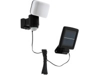 EGLO Solární venkovní nástěnné svítidlo 5 W 230 lm černé