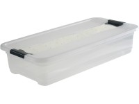 Keeeper Úložný box Cornelia 79,5 x 39,5 x 17 cm, 33 l, transparentní