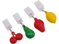 Happy People Držáky na ubrus s motivem ovoce, 4 ks