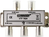 Schwaiger Rozbočovač 4násobný 8 dB