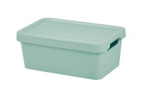 Tontarelli Úložný box s víkem MAYA zelený 4,2 l