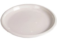 Mega Collections Miska pod květináč Glazed Saucer bílá pr. 29 cm