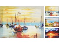 Koopman Nástěnná dekorace výhled na vodu, různé druhy, 30 x 40 cm