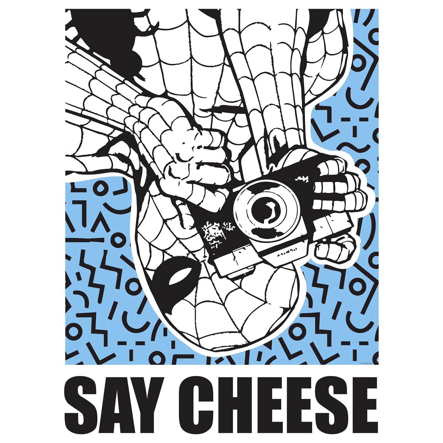 Komar Plakát Marvel Spider-Man Say Cheese Blue 30 x 40 cm