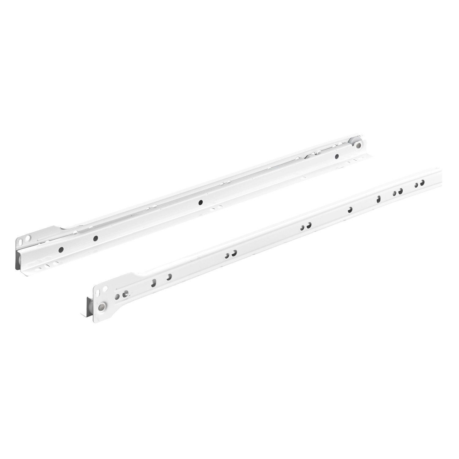 Hettich Částečný rolničkový výsuv FR 302, 12 kg, bílá, 450 mm