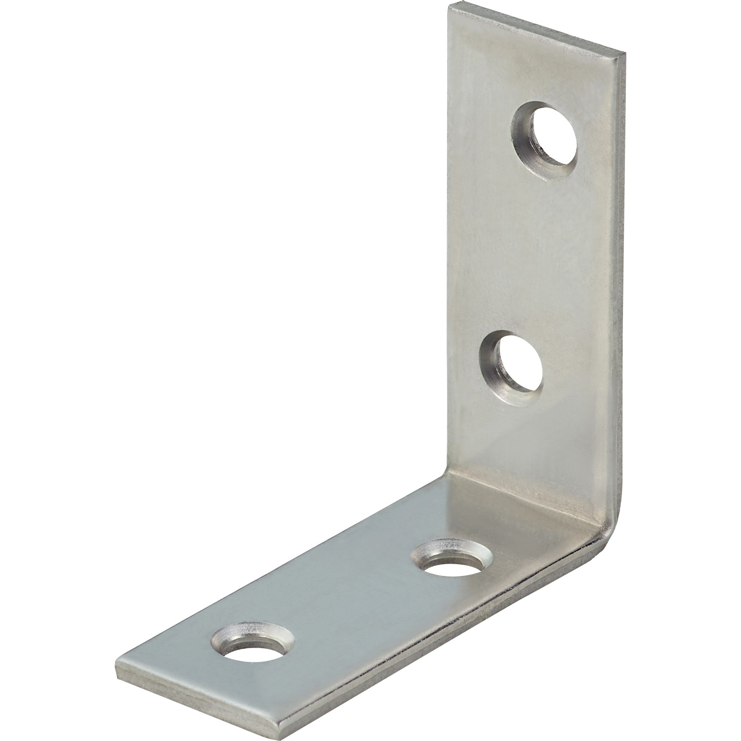 Nábytkový úhelník, nerezová ocel, 40 mm x 40 mm x 15 mm