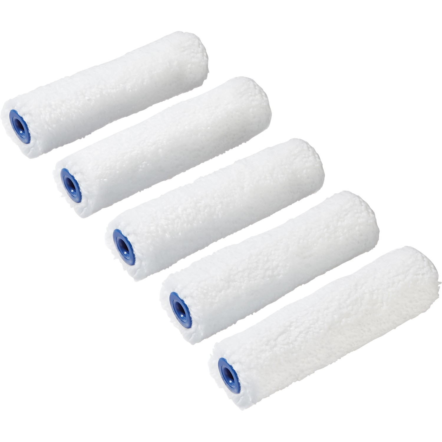 LUX-TOOLS Lazurovací váleček z mikrovlákna, 10 cm, 5 ks