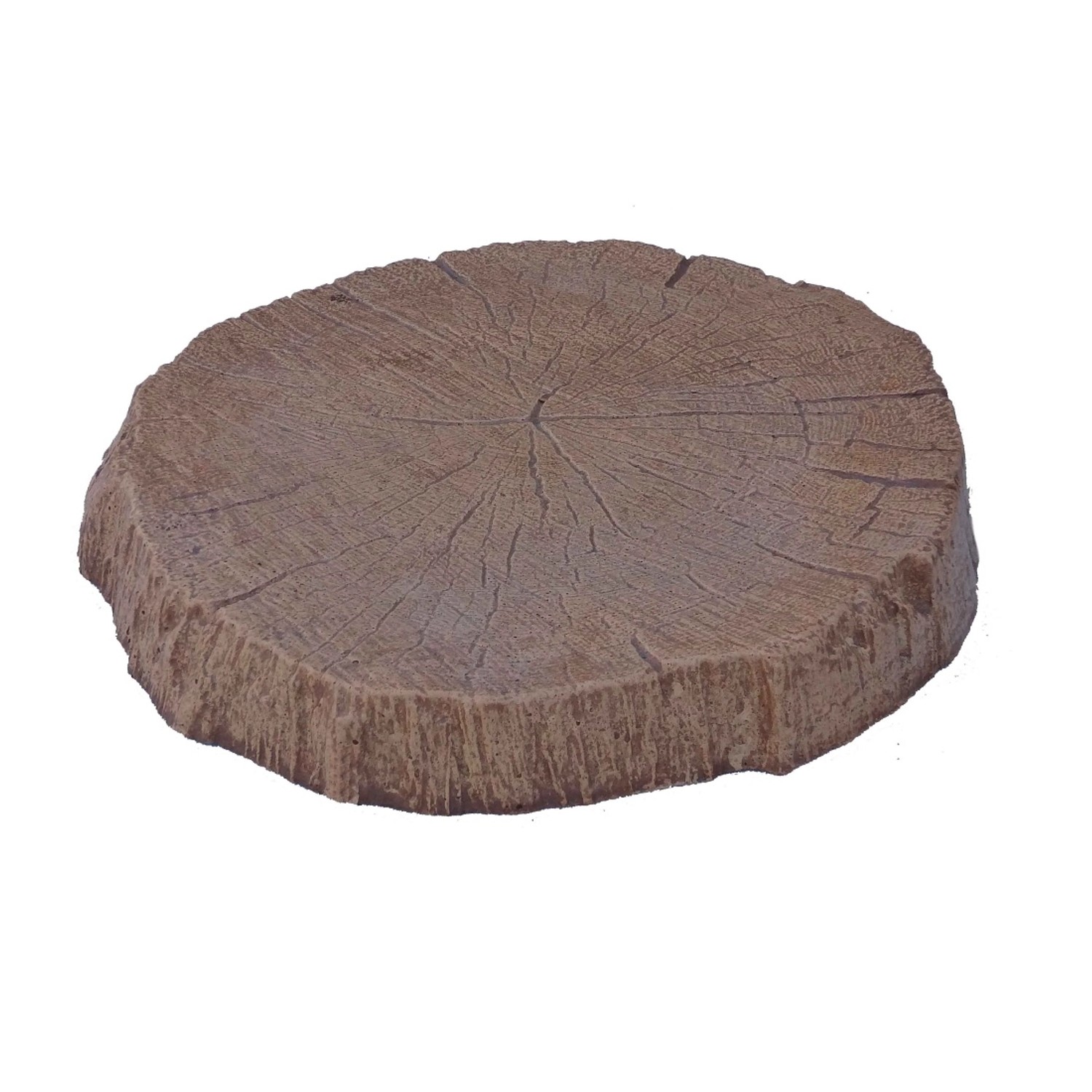 DITON Betonový nášlapný kámen v imitaci dřeva, smrk světlý, pr. 37 cm