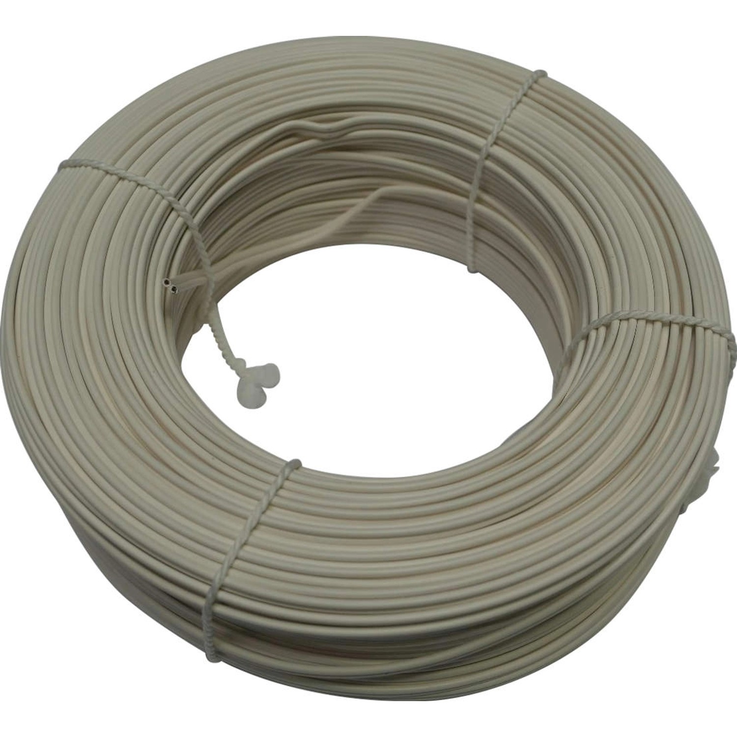 Reproduktorový vodič LSPM, bílý, 2 x 1,0 mm2 - metráž